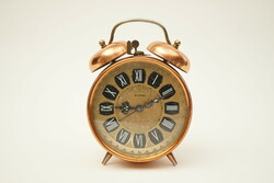 Retro blessing table alarm clock / west germany / mechanical / retro / old