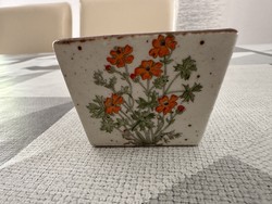 Old German flower pattern vase