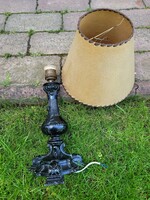 Old r. Ditmar Wien cast iron lamp with shade.