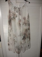 100% Silk dress, off-white