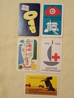Card calendar 1964-02 in one
