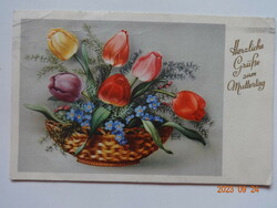 Vintage graphic Mother's Day greeting card