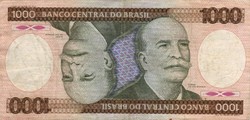 1000 cruzeiros 1981 Brazilia
