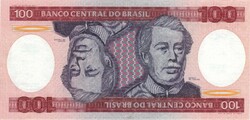 100 cruzeiros 1984 Brazilia UNC