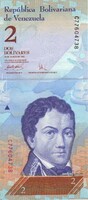 2 Bolivares 2007 venezuela unc