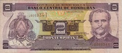 2 lempira 2000 Honduras 1.