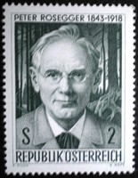 A1267 /  Ausztria 1968 Peter Rosegger bakteorológus bélyeg postatiszta