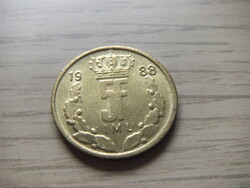 5 Francs 1988 Luxembourg
