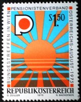 A1490 /  Ausztria 1975 Nyugdíjasok Szövetsége bélyeg postatiszta