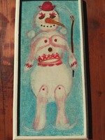Winter puppet painting!