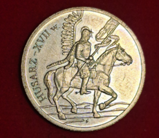 2 Zloty - history of the Polish cavalry - hussar, xvii. Century 2009. Commemorative coin (724)
