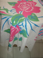 East African floral tablecloth