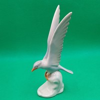 Béla Balogh Köbánya porcelain factory (drasche) seagull figure
