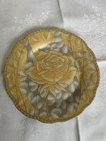 Beautiful German yellow rose plate