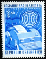 A1437 /  Ausztria 1974  50 éves az osztrák rádió  bélyeg postatiszta
