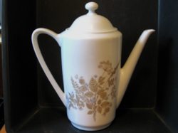 Retro wildflower kahla konitz ddr porcelain teapot, coffee pot, jug