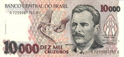 10000 Cruzeiros 1993 Brazil unc