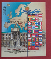 1986. Európai Bizt és Együttműködési Értekezlet blokk  F/9/7.