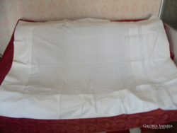 Antique handmade white, very beautiful, mirrored duvet cover, in good condition for its age