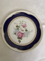 Beautiful Bavarian rose forget-me-not decorative plate