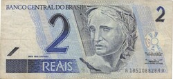 2 real reais 2001 Brazilia