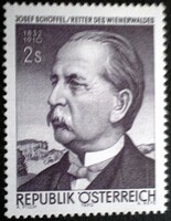 A1320 /  Ausztria 1970 Josef Schöffel bélyeg postatiszta