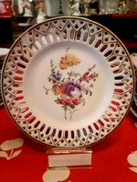 Victorian decorative plate with an openwork edge