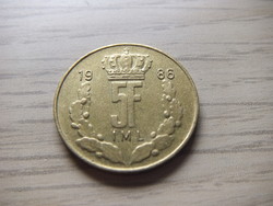 5 Francs 1986 Luxembourg