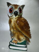 Antique owl shape perfume porcelain lamp body only the body without wire