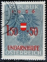A1030p / Austria 1956 aid to Hungarian refugees stamped