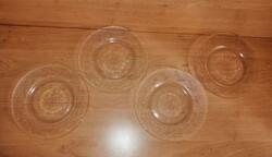Coca-cola glass plate - 4 pieces in one