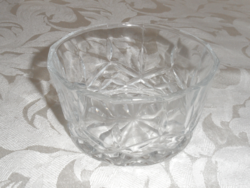 Glass bowl serving