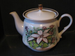 Retro Soviet-Ukrainian lily tea, coffee pot, jug