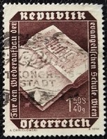 A991p / Austria 1953 reconstruction stamp series 1.50 +40 Gr. Value stamped