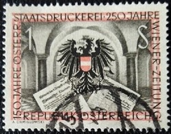 A1011p / Austria 1954 state printing stamp stamped