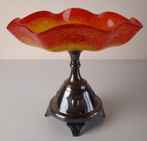 Art deco pedestal fruit bowl, centerpiece