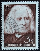 A1099p / Austria 1961 Liszt Ferenc composer stamp stamped