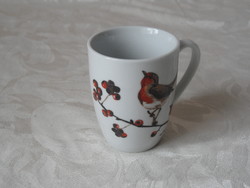 Bakker small bird porcelain cup, mug