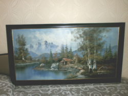 Oil painting on canvas, large size