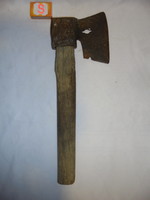Antique wrought iron hatchet - masterpiece