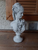 Baroque castle garden bust Sisi Queen Elizabeth female stone statue frost-resistant artificial stone