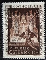 A1008p / Austria 1954 Catholic Church Music Congress stamp sealed