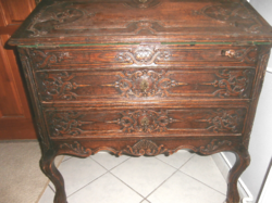 Secretary French xv. Louis style carved