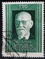 A1057p / austria 1958 karl renner stamp stamped