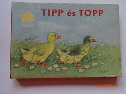 Ruth Kraft: TIPP ÉS TOPP - kemény lapos mesekönyv Fritz Baumgarten rajzaival - régi, nagyon ritka!