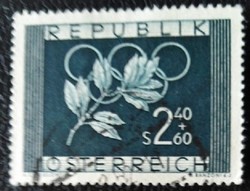 A969p / Austria 1952 Olympics Helsinki stamp stamped