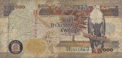 5000 kwacha 2006 Zambia