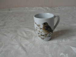 Bakker kisebb méretű madaras porcelán csésze, bögre
