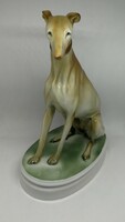 Zsolnay porcelain greyhound!