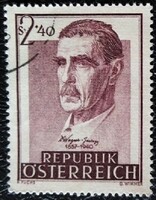 A1032p / Austria 1957 dr. Julius wagner-jauregg stamp stamped